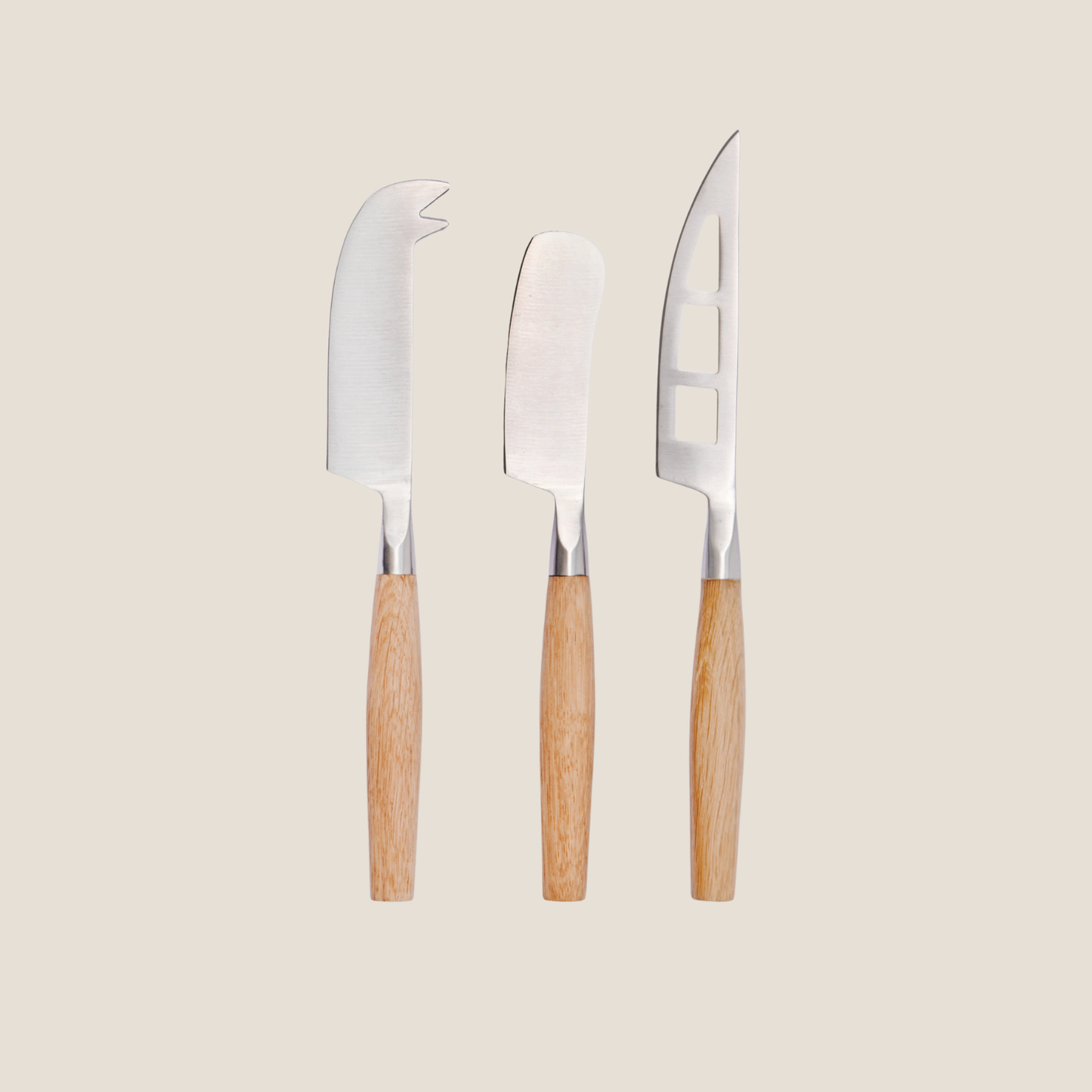 Classic Cheese Knives in Natural, Set of 3