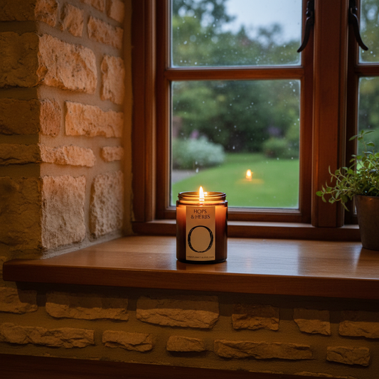 Hops & Herbs Pharmacy Jar Candle, 180ml