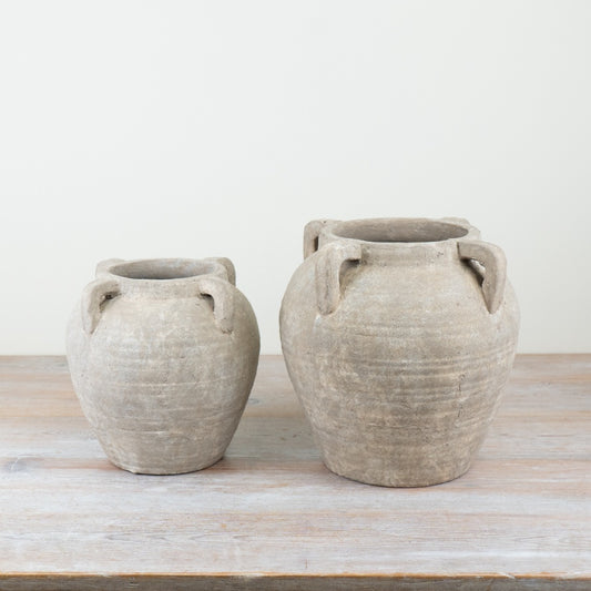 Stone Medium Medora Vase, 21.5cm