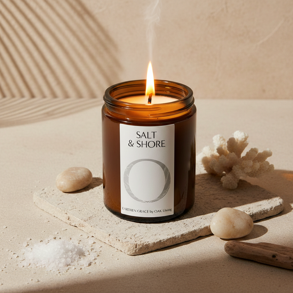 Salt & Shore Pharmacy Jar Candle, 180ml