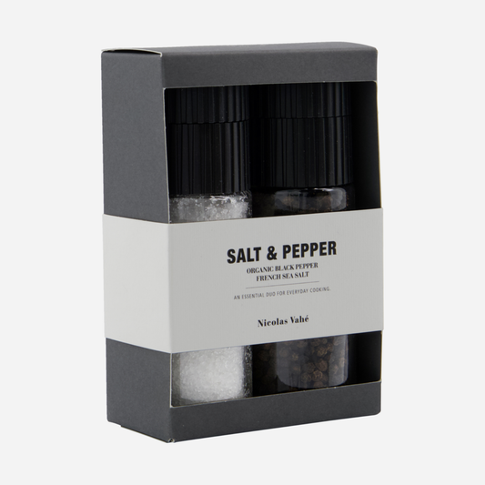 Nicolas Vahe Gift Box, Salt & Organic Black Pepper