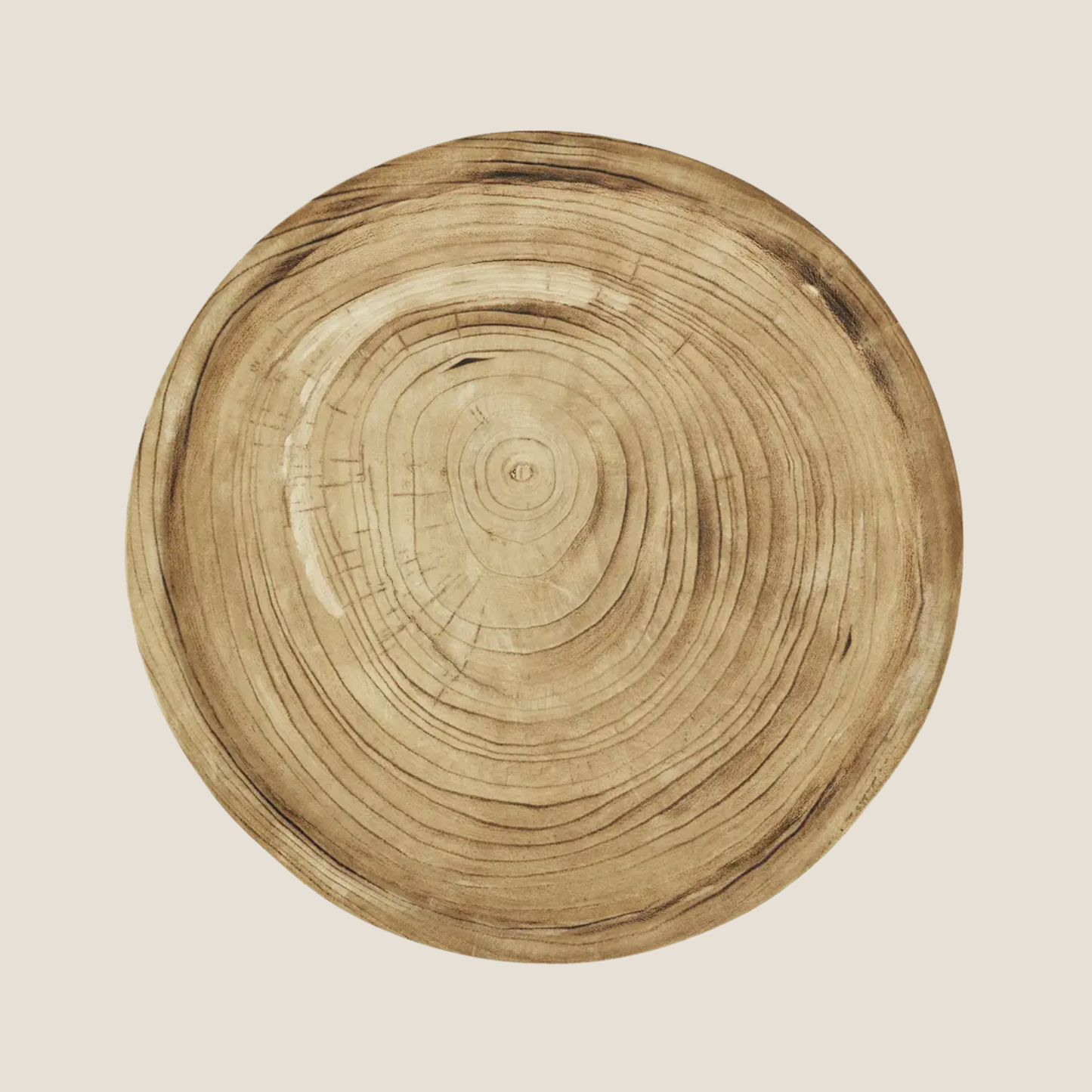 Kiri Field Round Wooden Tray