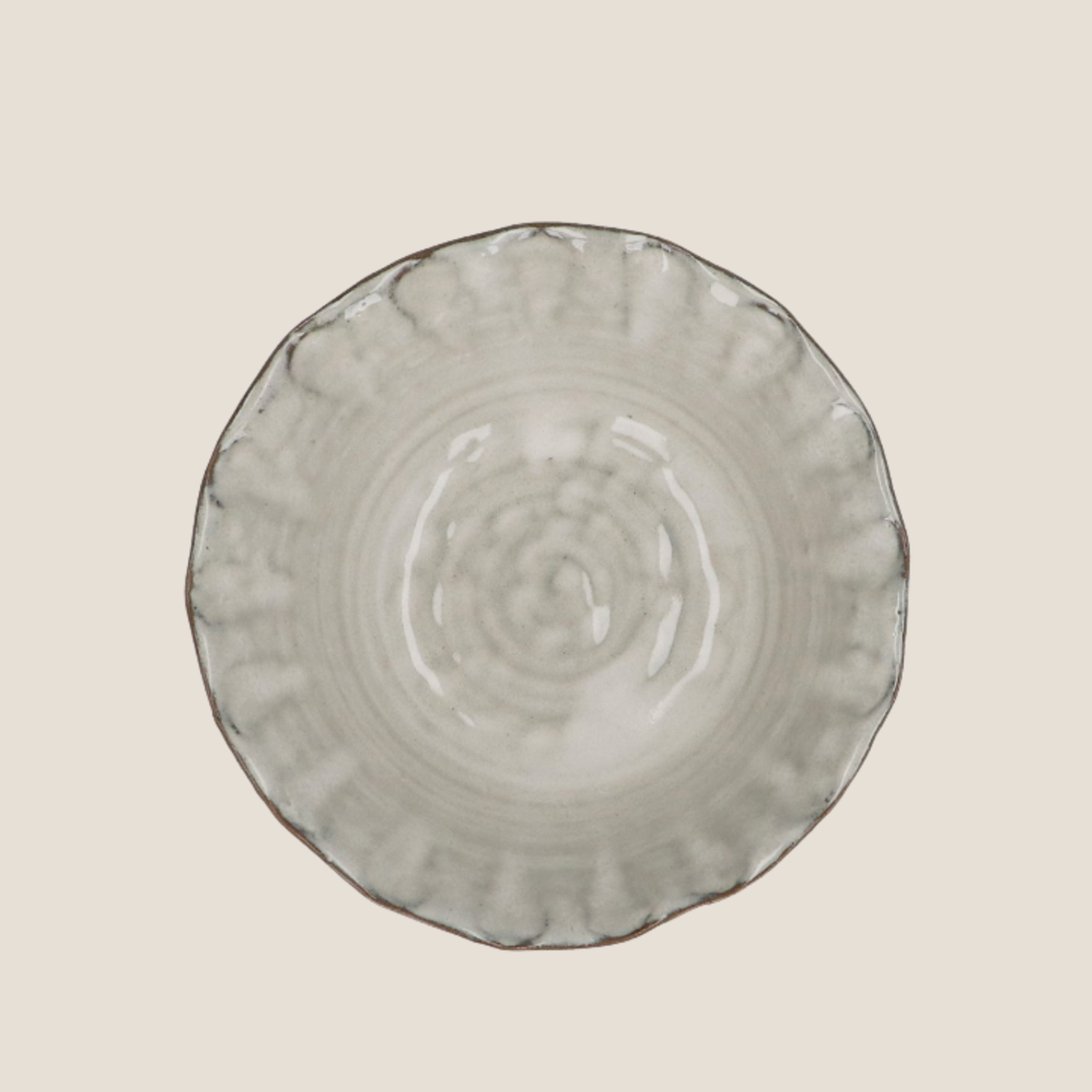 Stoneware Bowl - Taupe
