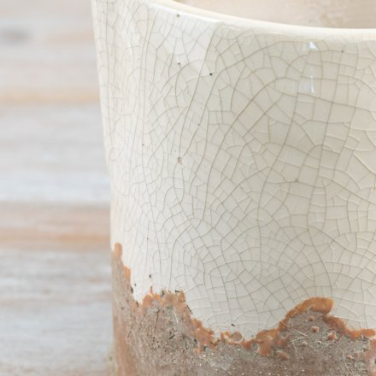 Ido Cream & Terracotta Jug Vase