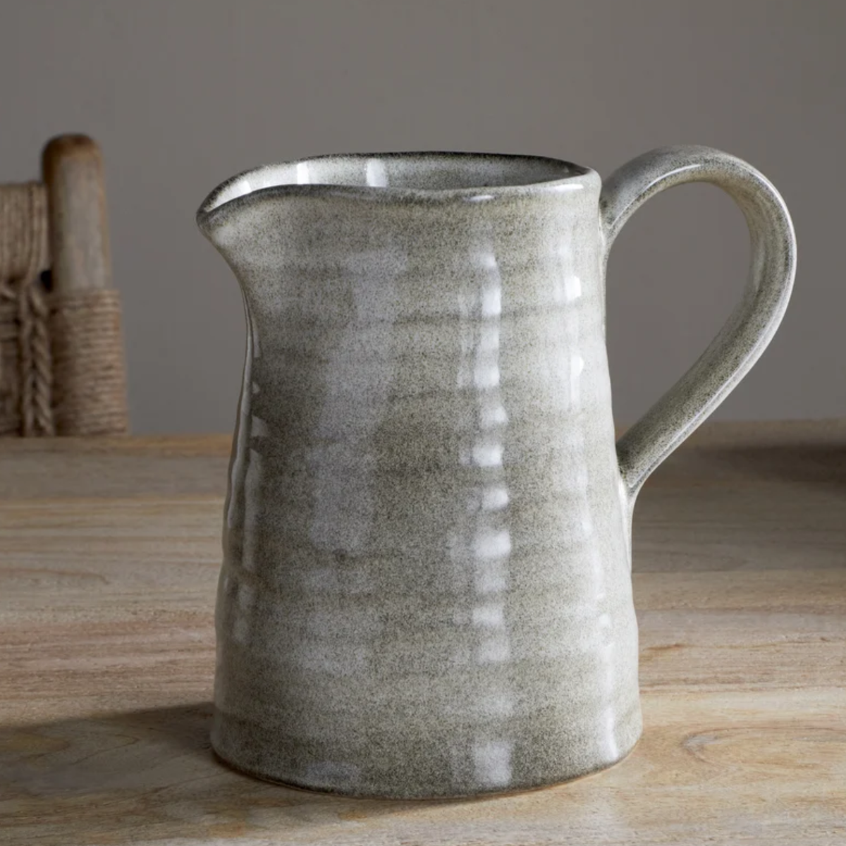 Valinha Grey Earthenware Jug