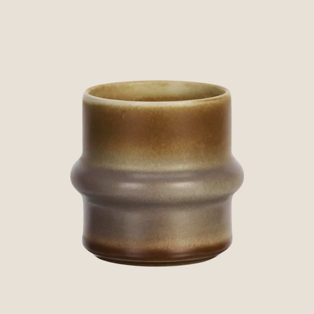Two Tone Stoneware Cup - Rust/Lilac