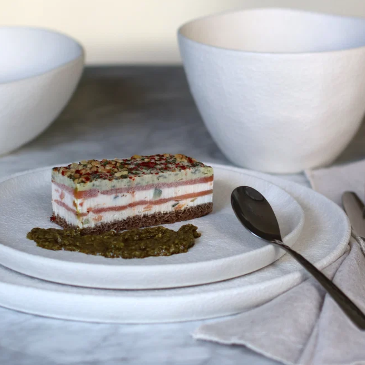 Stoneware Snowstack Large 27cm Plate - Matte White