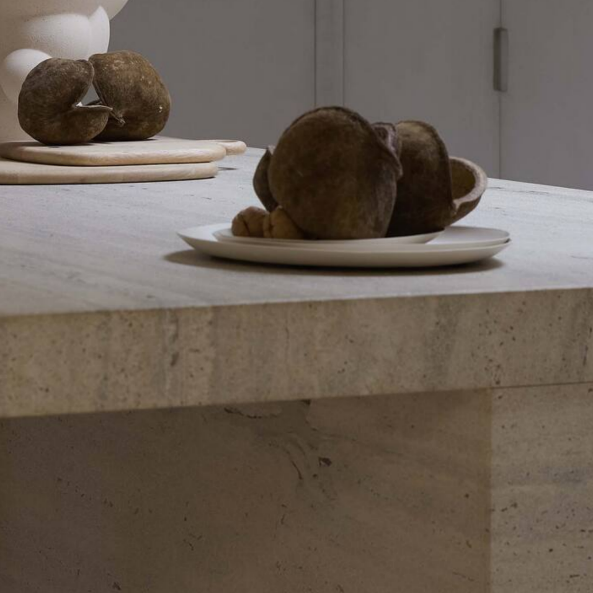 Kotao Extra-Small Metal Plate - Cream