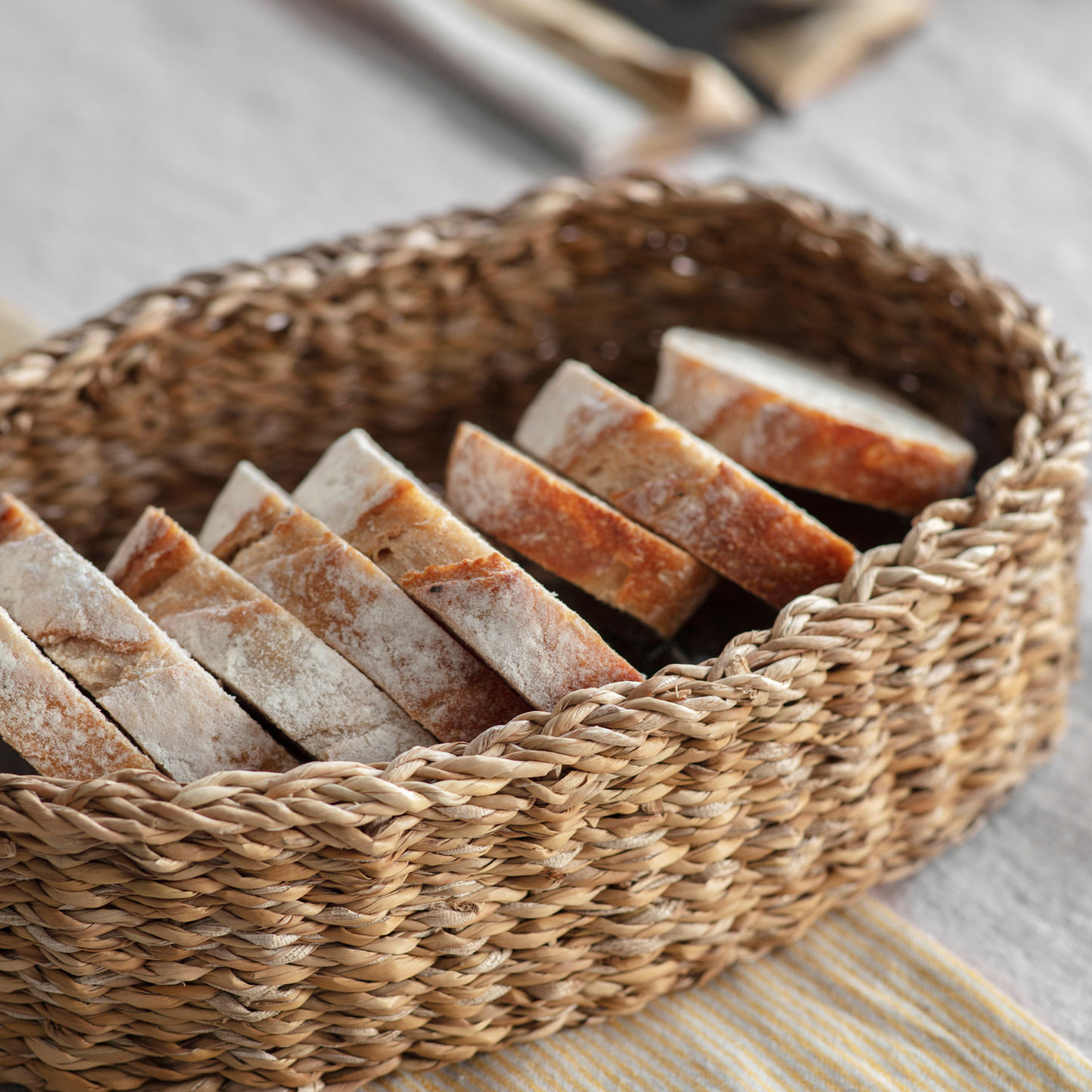 Brading Oval Basket in Natural