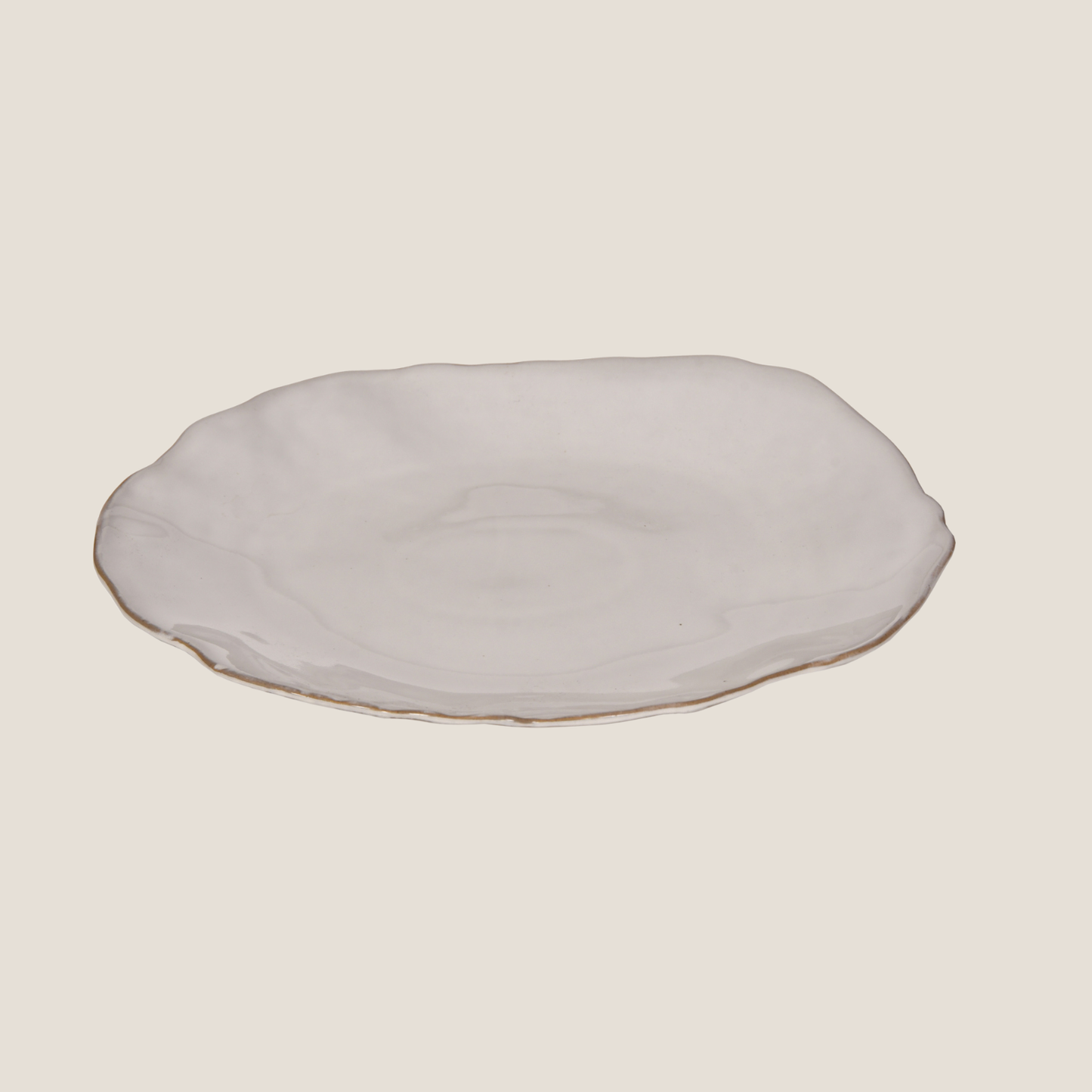 Ithaca White Large Plate