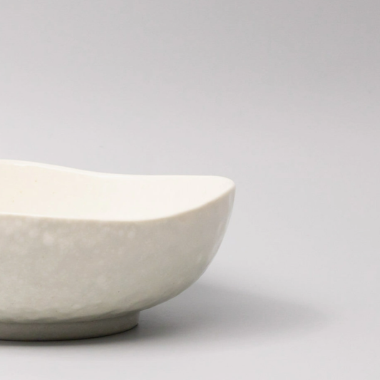 Porcelain Mist Uneven Medium Bowl