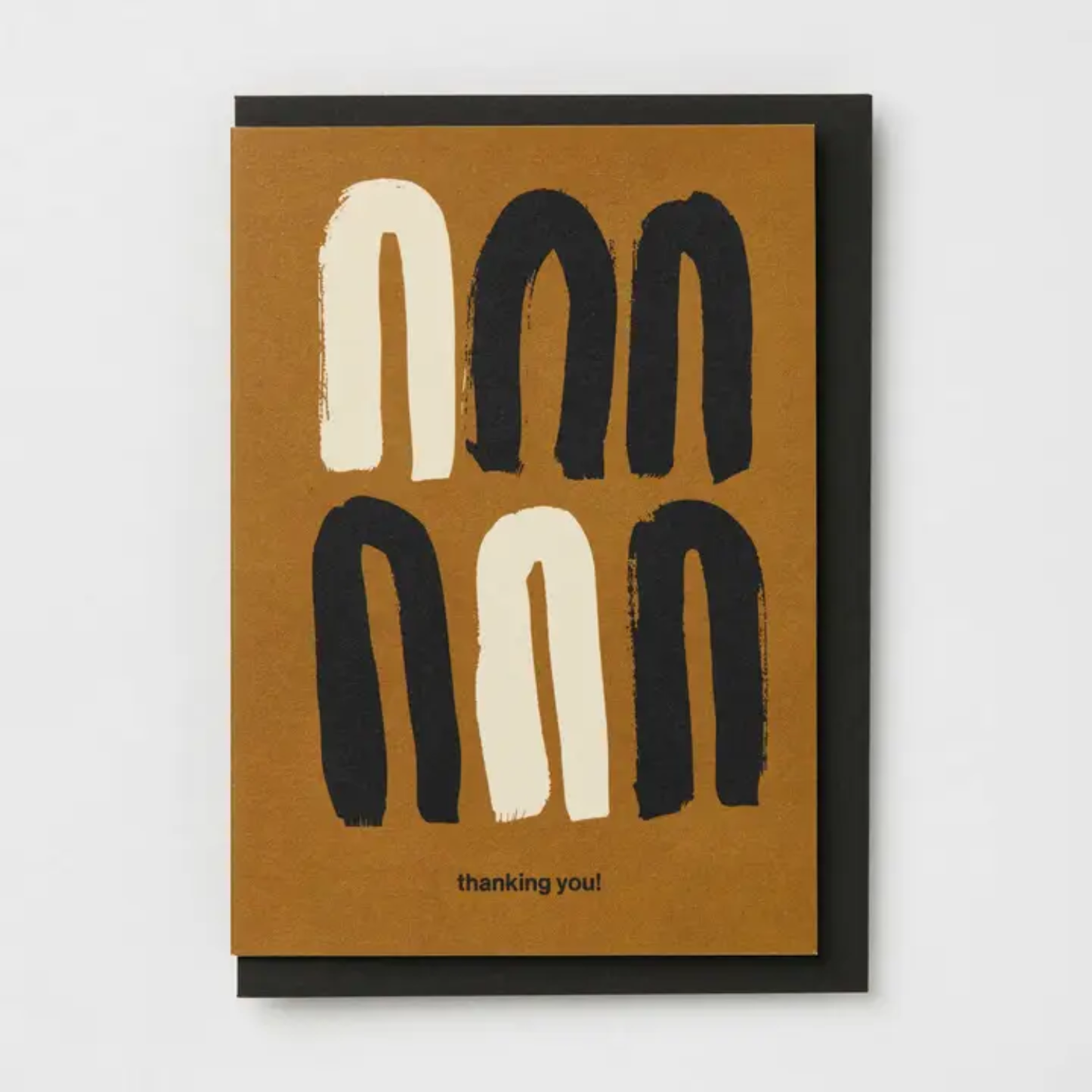 Thank You Greeting Card - Abstract Arches