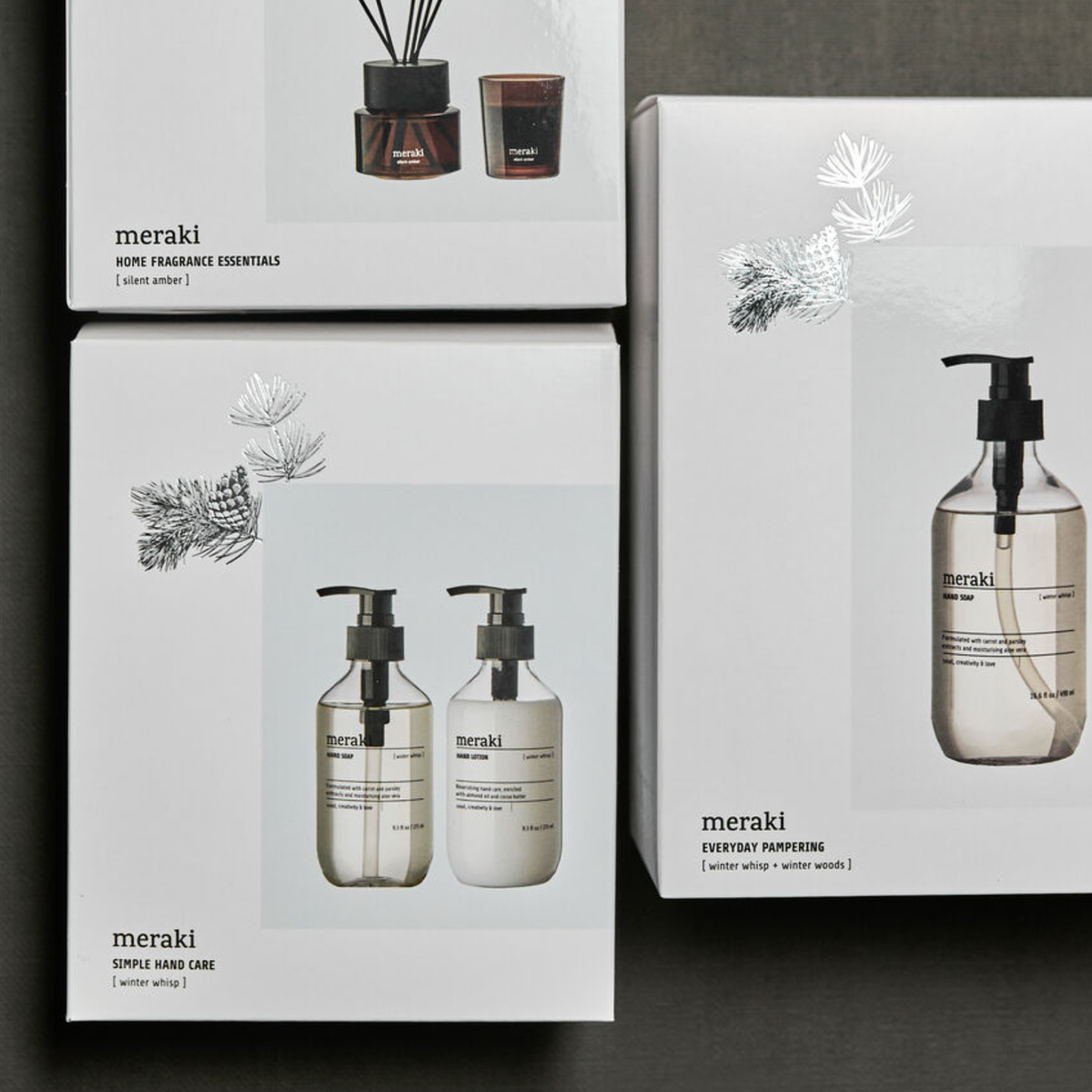 Meraki Gift Box, Winter Whisp Hand Soap & Lotion