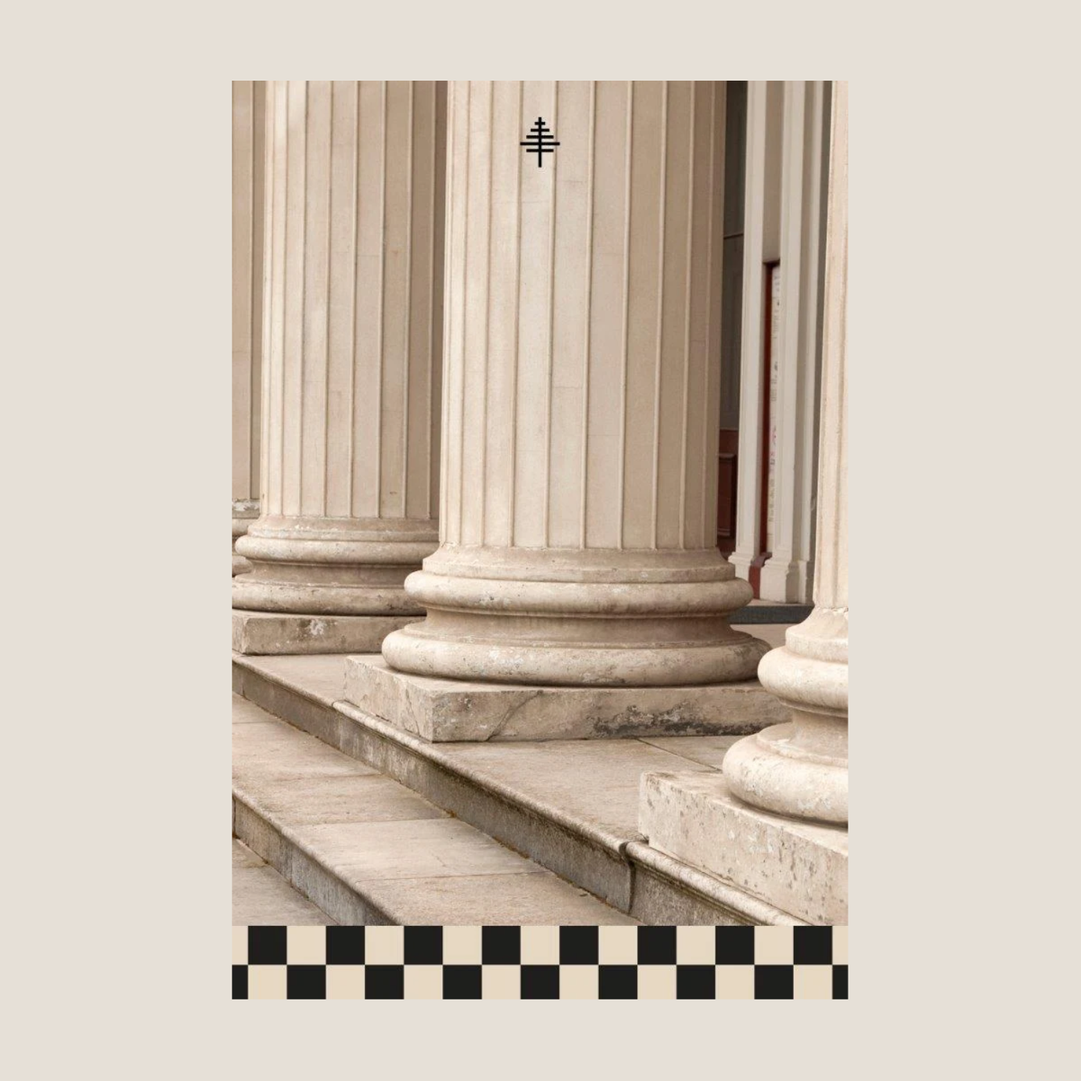 Coco Unika Luxury Microfibre Teatowel, Pillars