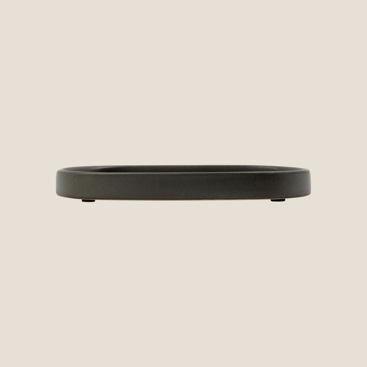 Datura Small Tray, Dark Grey