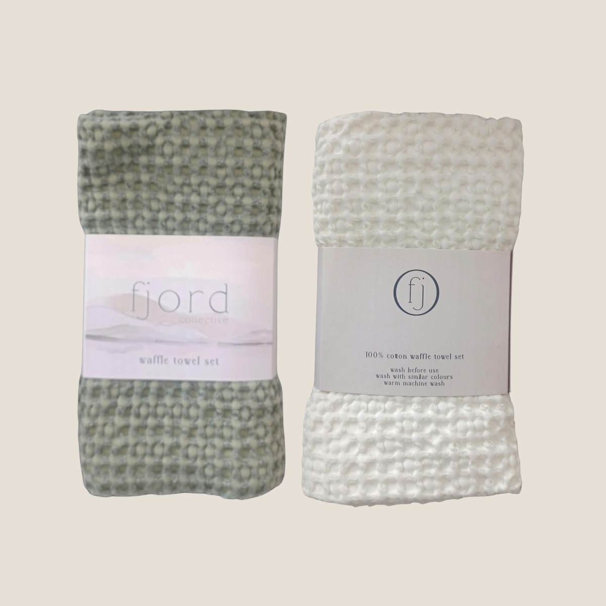 Fern Classic Waffle Towel Set