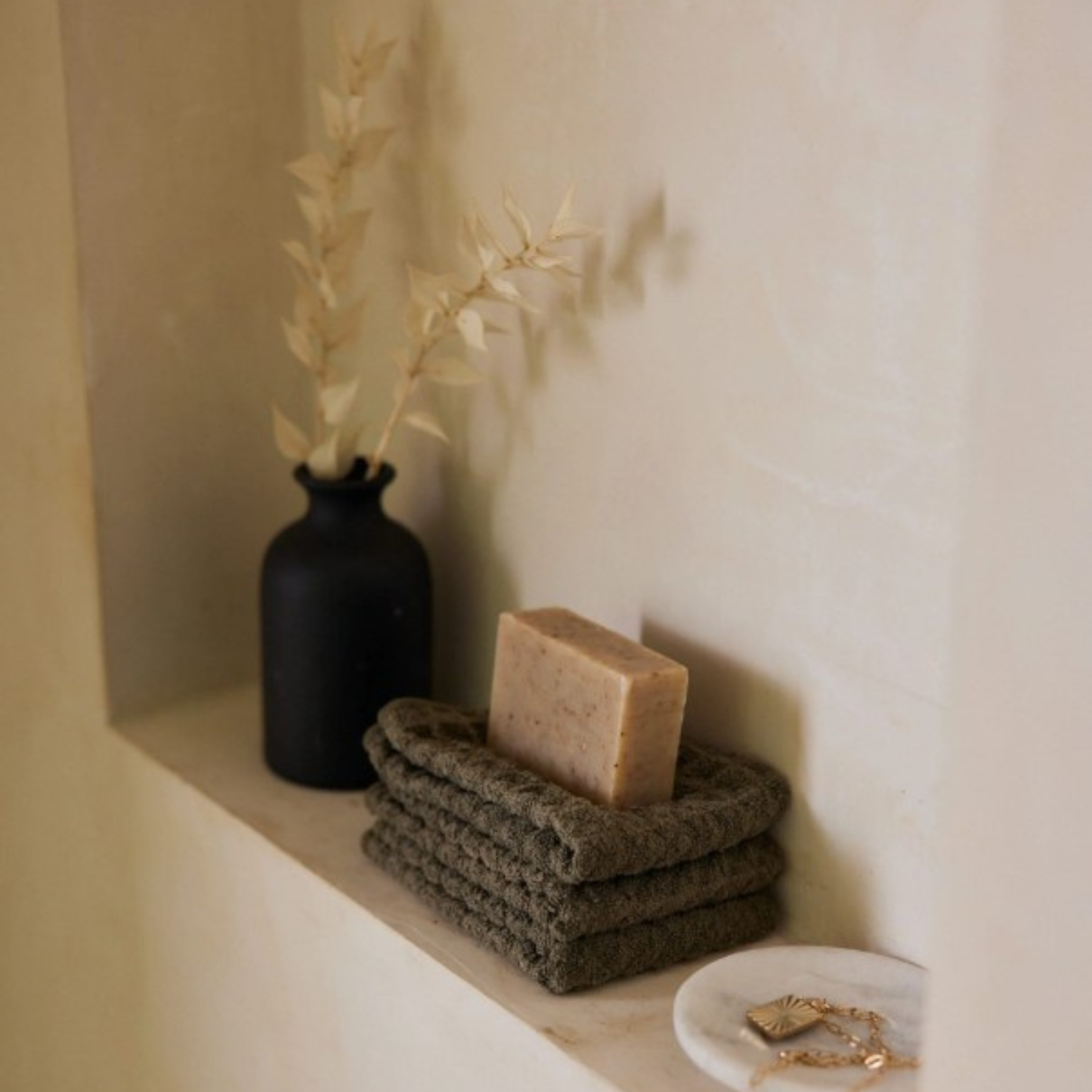Geometry Forest Waffle Wash Cloths, 3pk