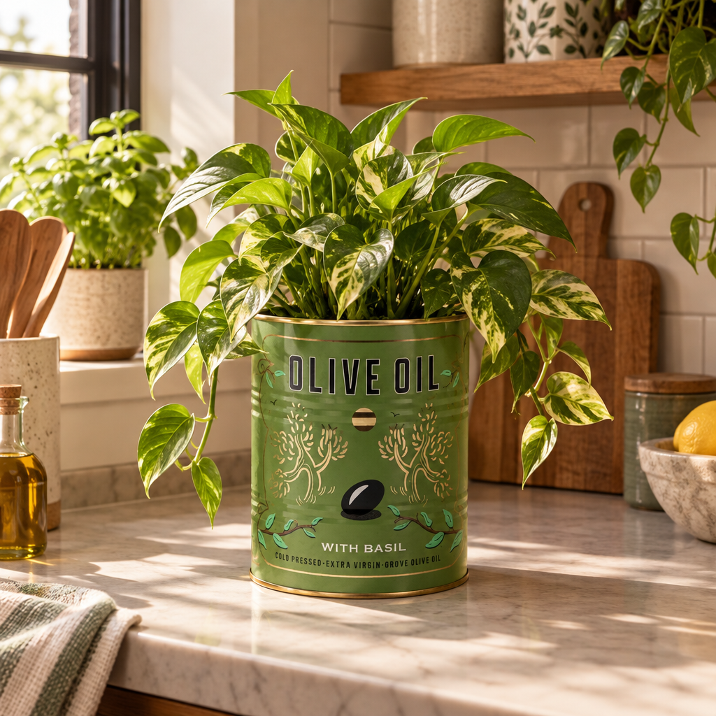 Grove Olive Oil Tin Medium - Dark Olive