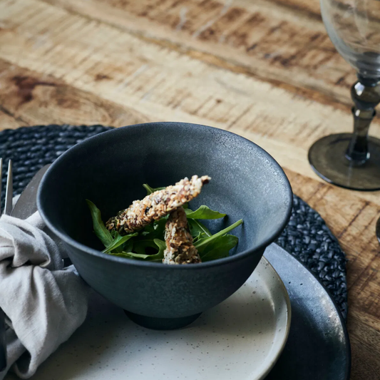 Pion Small Bowl, Black/Brown