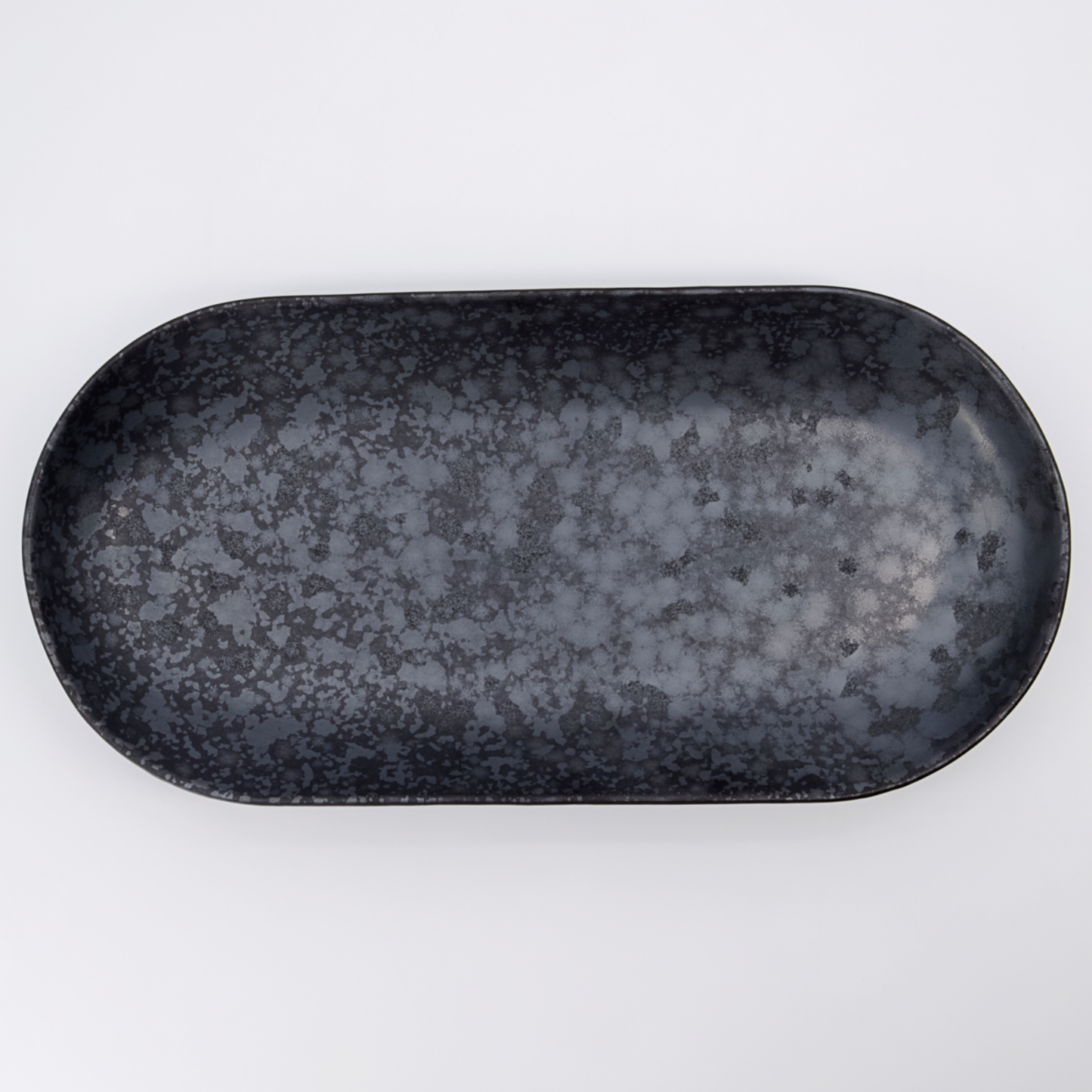 Pion Oblong Serving Dish, Black/Brown