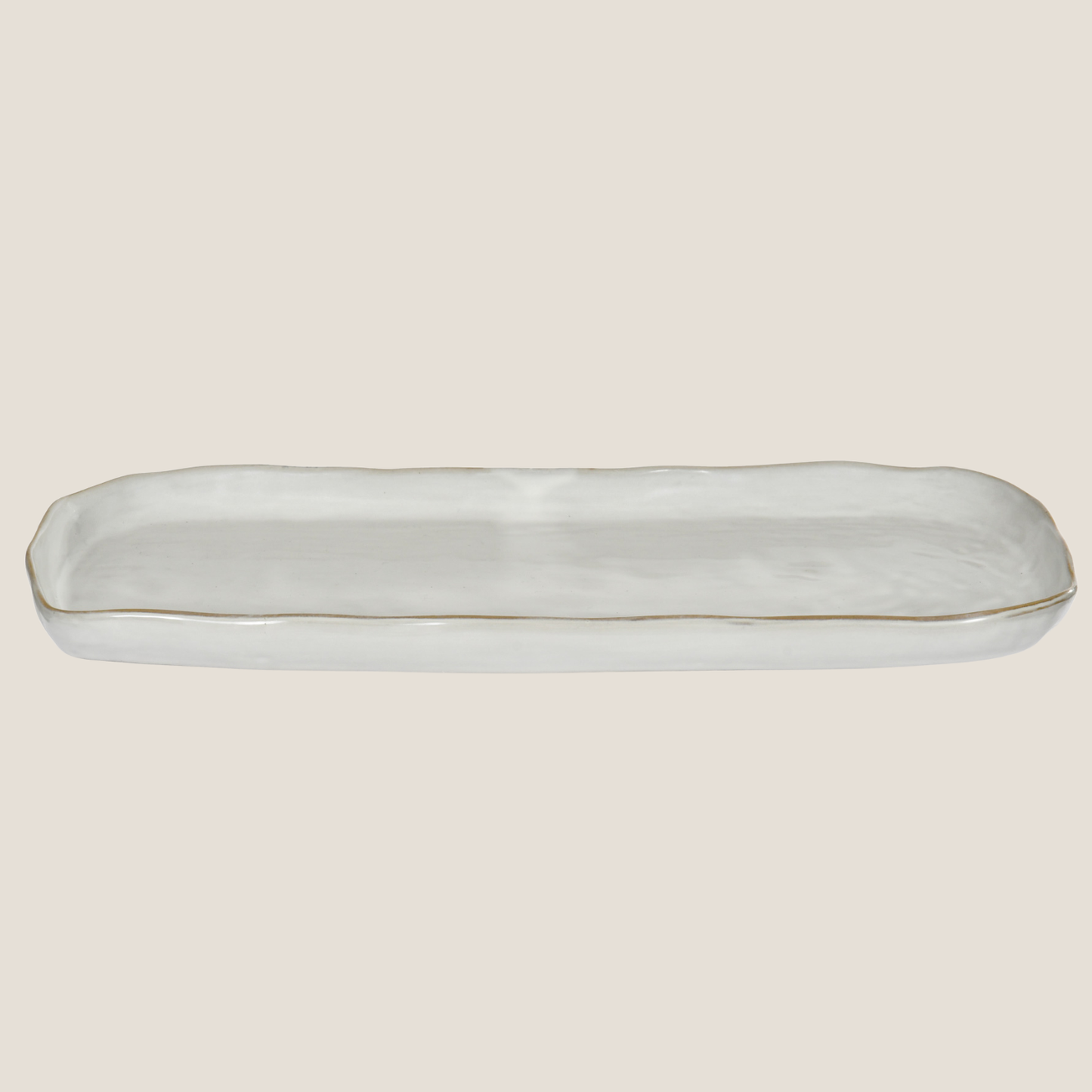 Ithaca White Serving Tray
