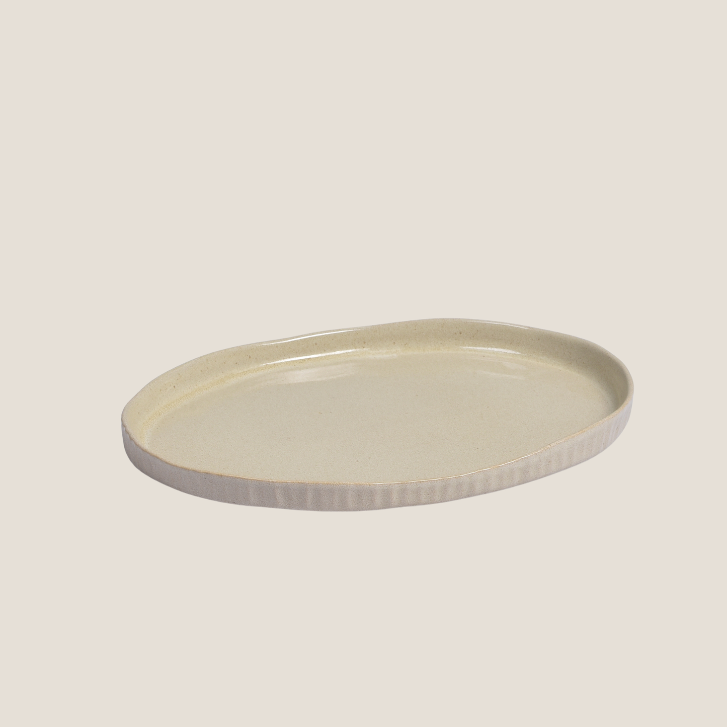 Fernham Neutral Small Serving Plate