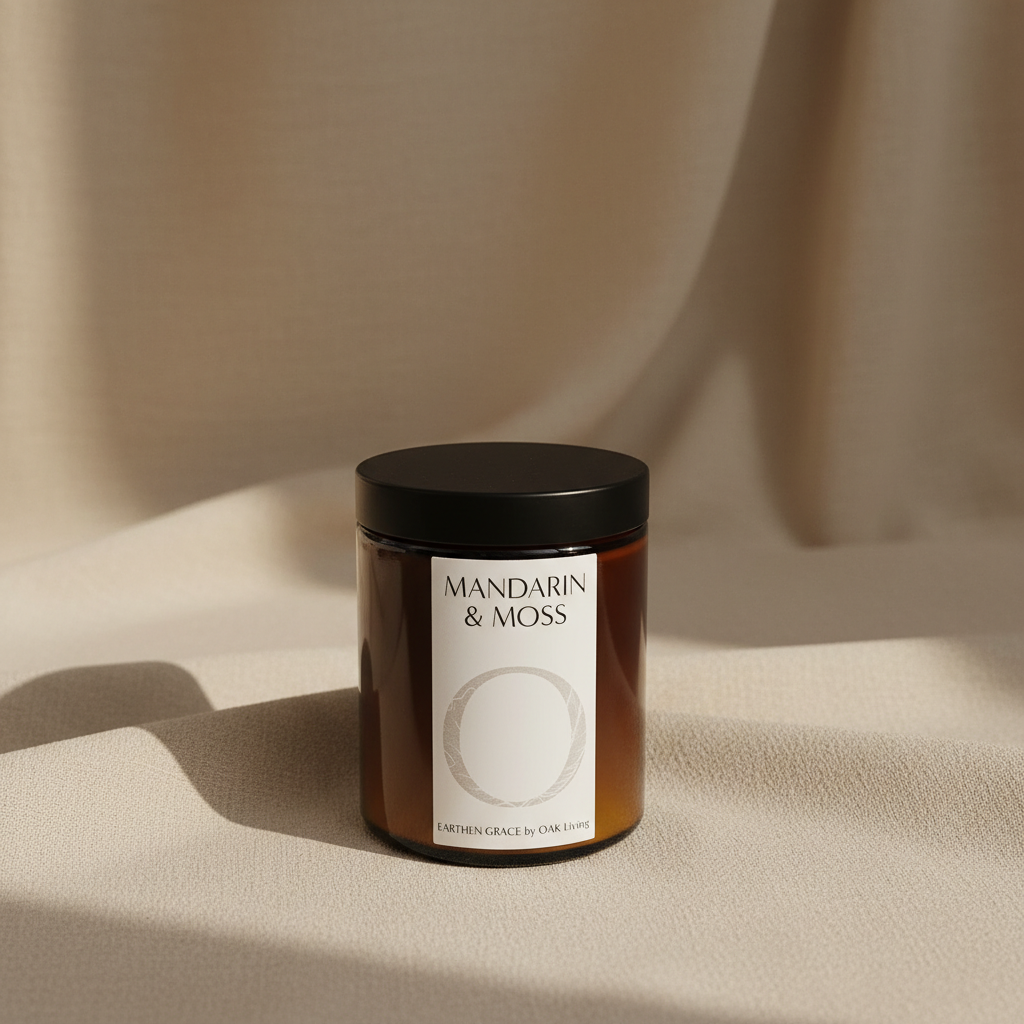 Mandarin & Moss Pharmacy Jar Candle, 180ml