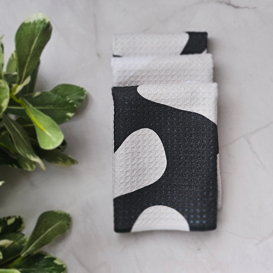 Geometry Mixed Up Dishcloth Set, 3pk