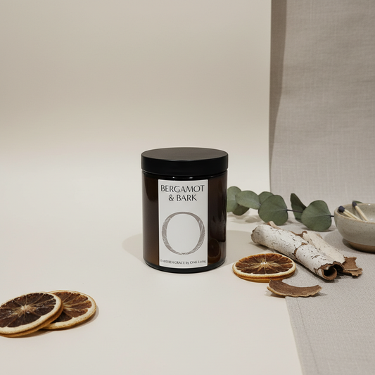 Bergamot & Bark Pharmacy Jar Candle, 180ml