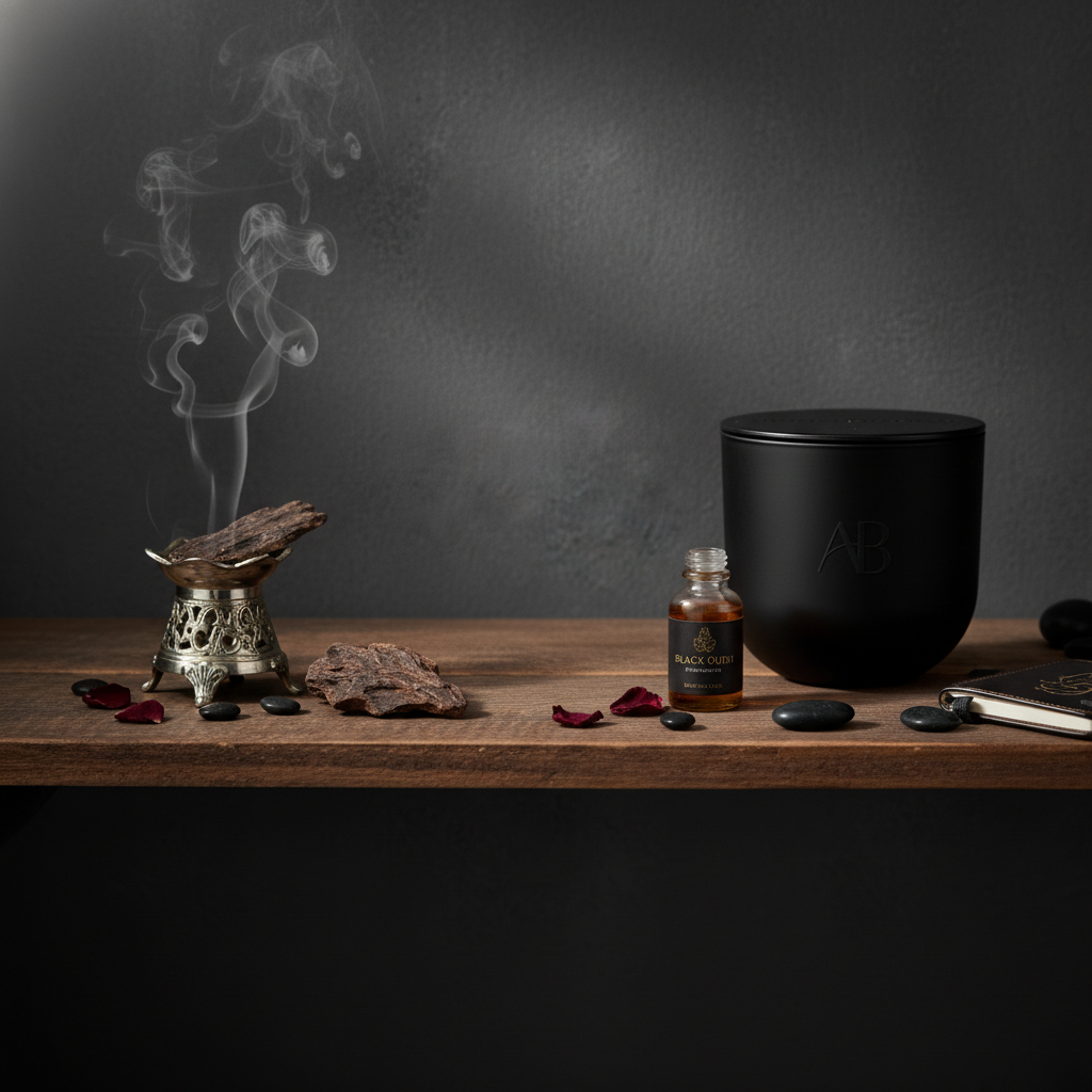 Midnight Noir 340g Candle - Black Oudh
