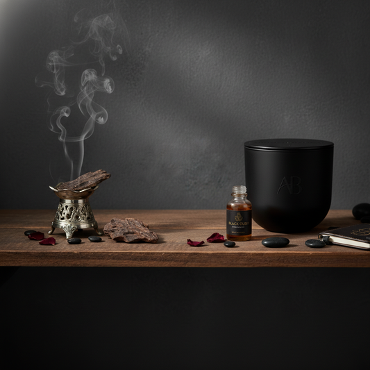 Midnight Noir 340g Candle - Black Oudh