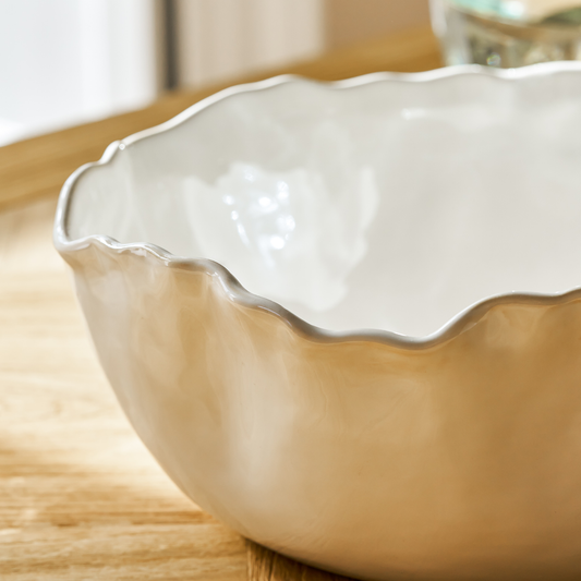 Hopcroft White Serving Bowl