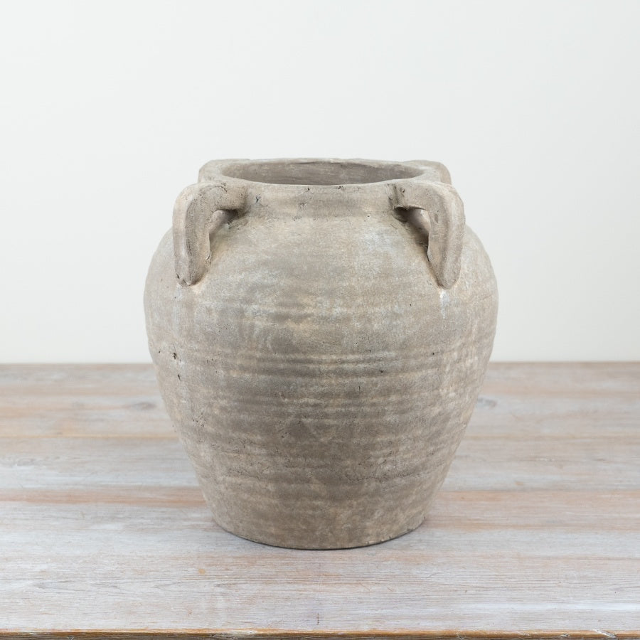 Stone Medora Vase, 26.5cm