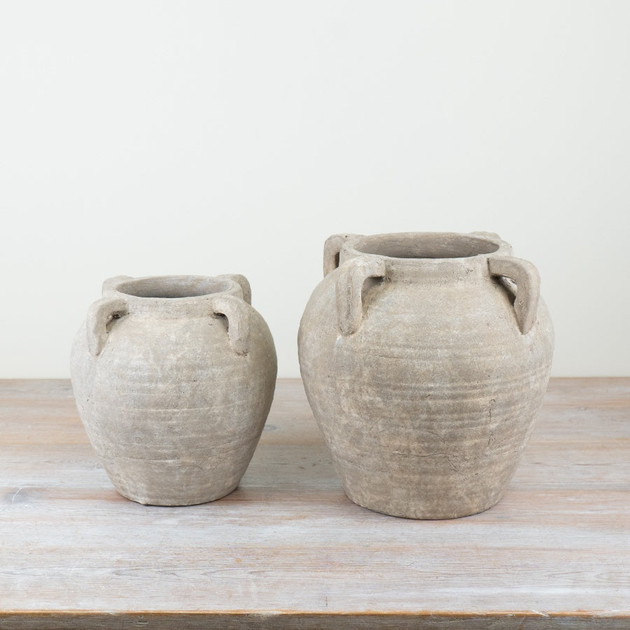 Stone Medium Medora Vase, 21.5cm