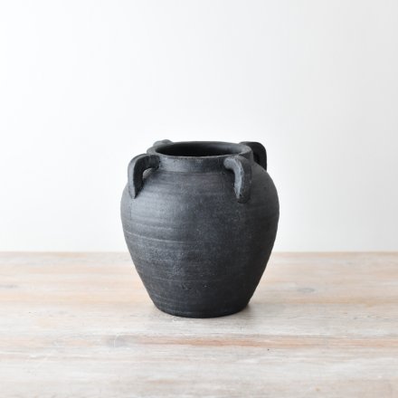Black Medium Medora Vase, 21.5cm
