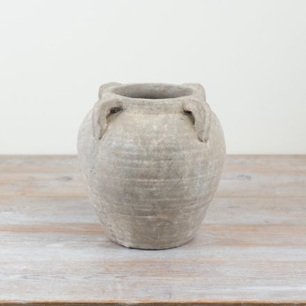 Stone Medium Medora Vase, 21.5cm
