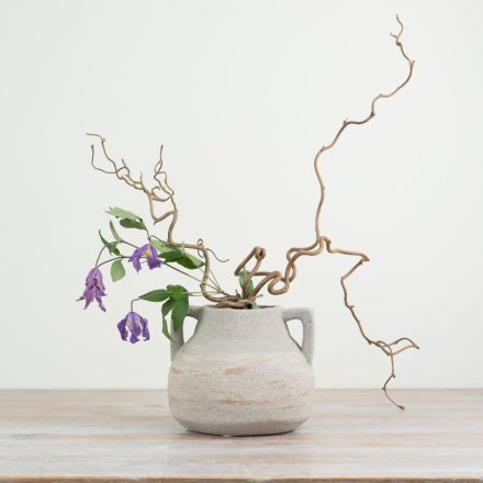 Ceramic Urn Vase, 18cm
