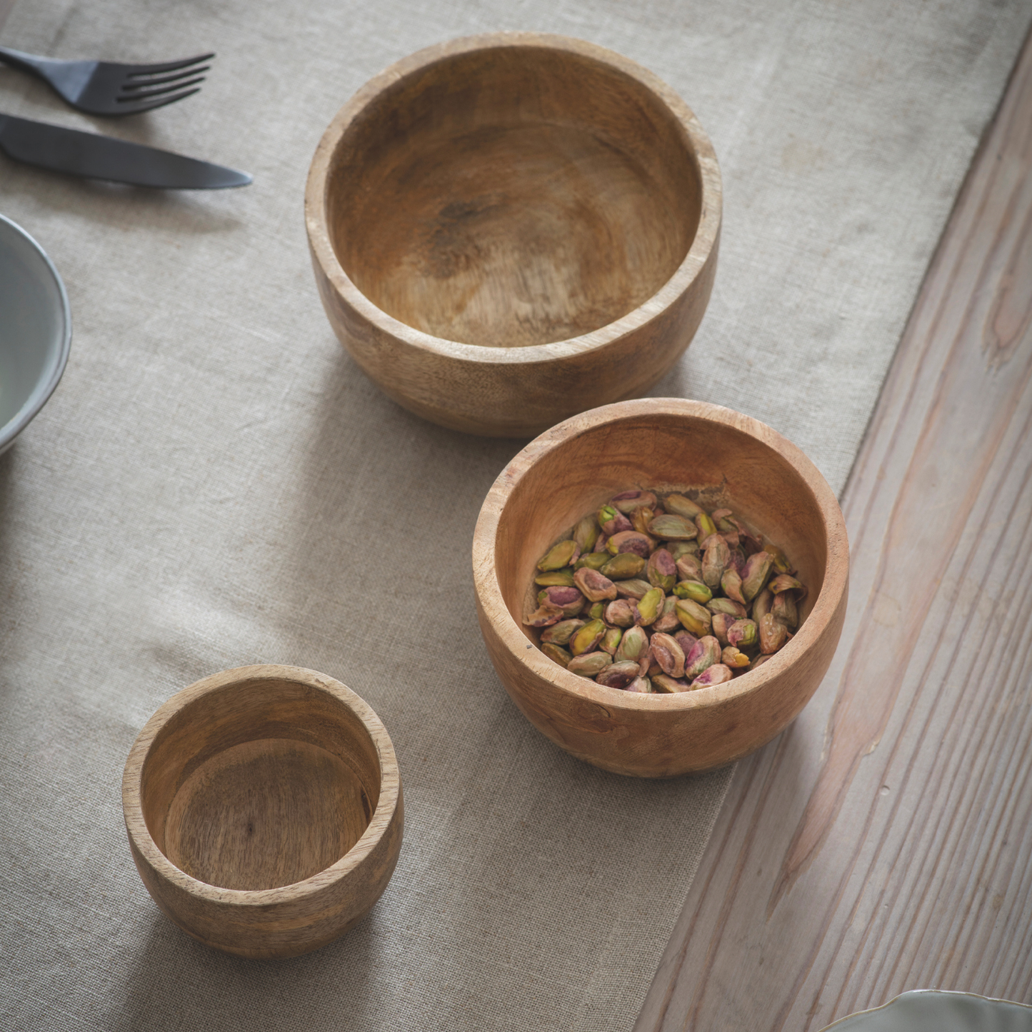 Midford Natural Bowls, Set of 3