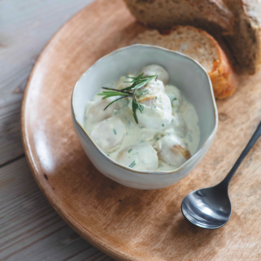 Ithaca White Small Bowl