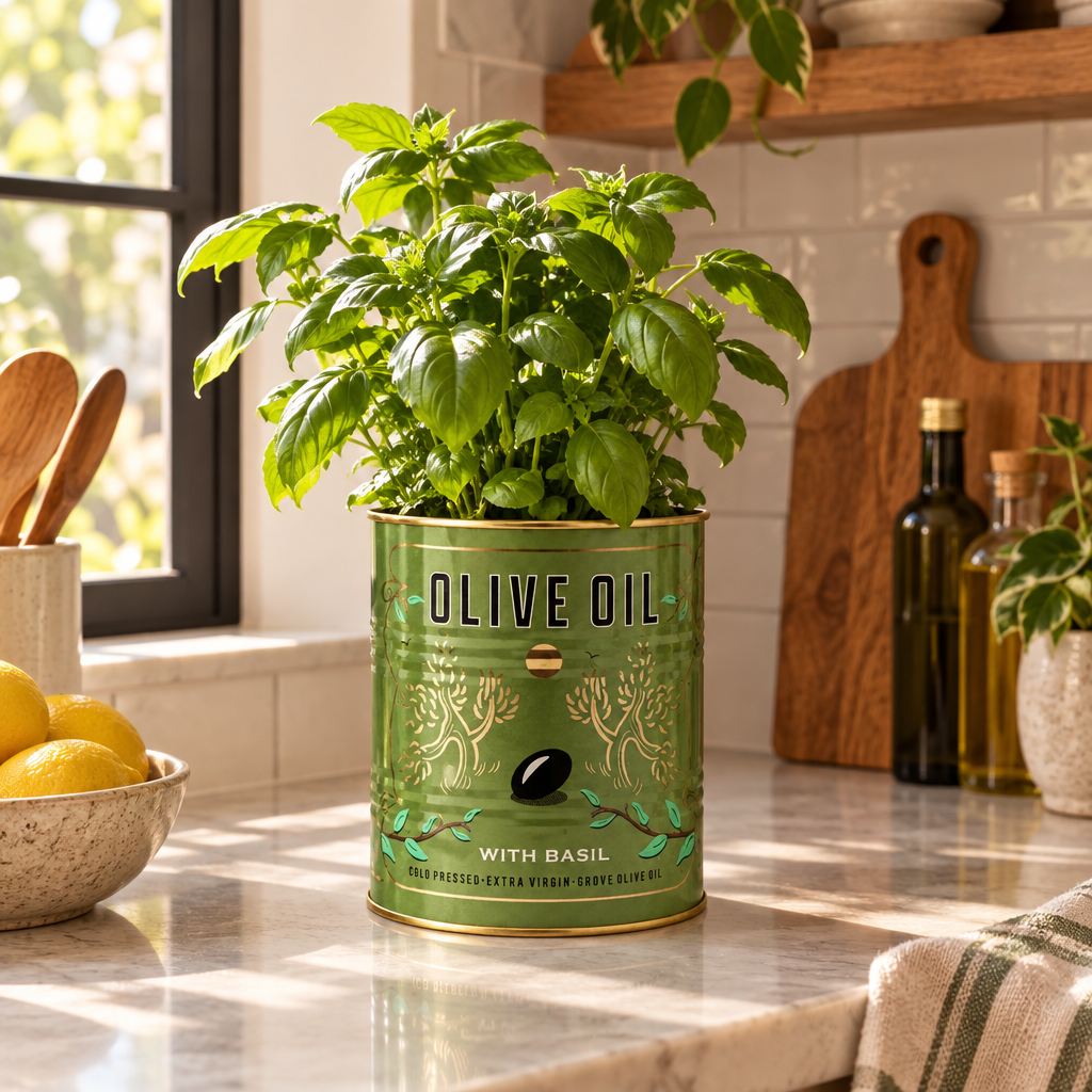 Grove Olive Oil Tin Medium - Dark Olive