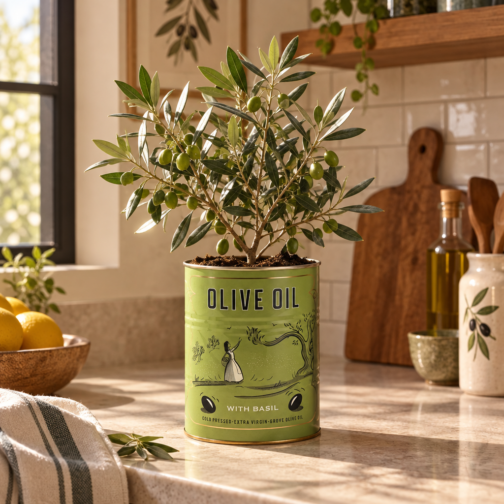 Grove Olive Oil Tin Large - Light Olive