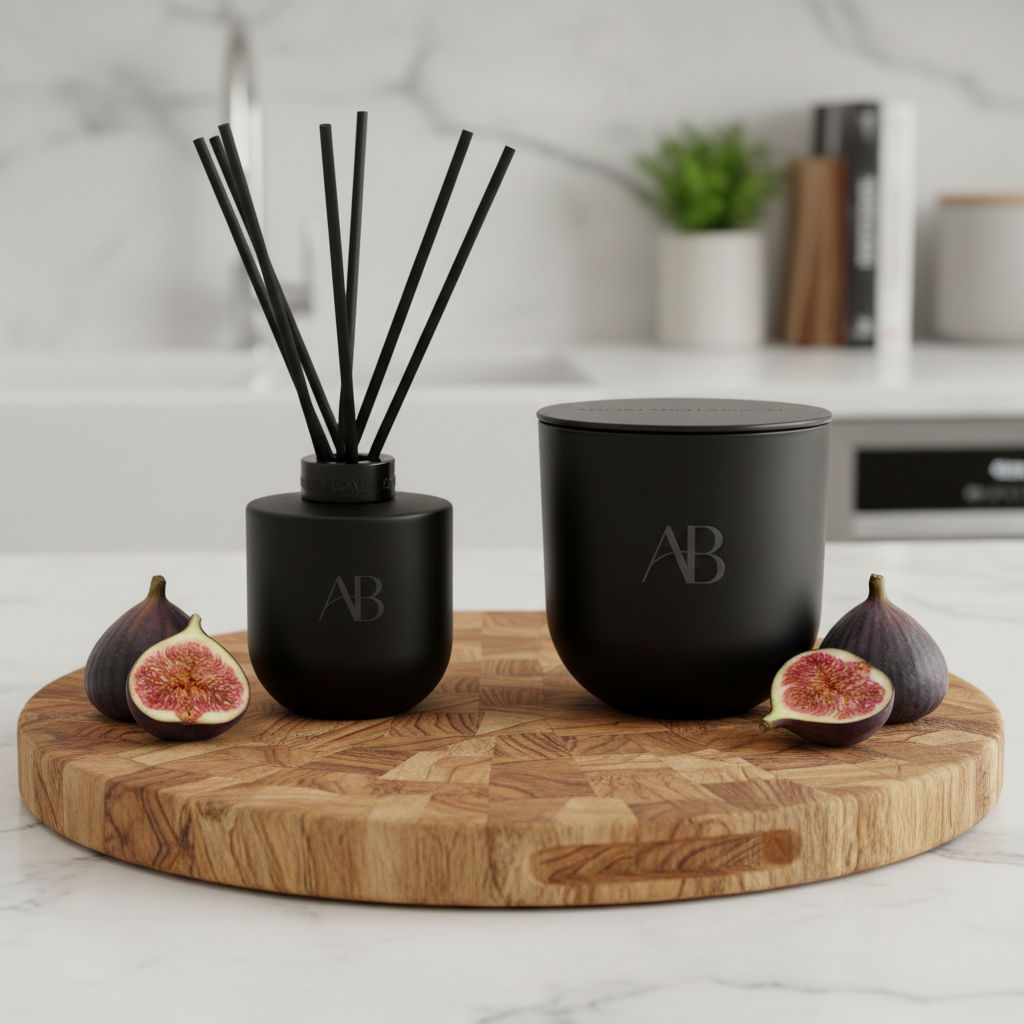 Midnight Noir 200ml Reed Diffuser - Wild Fig