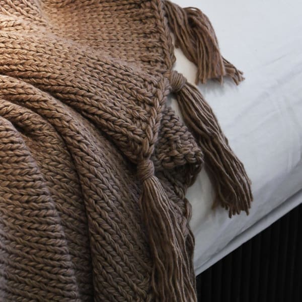 Brindle Knitted Throw