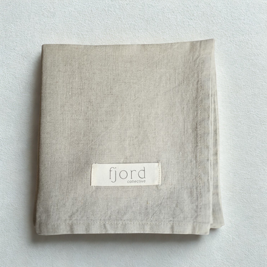 Sand Linen Teatowel