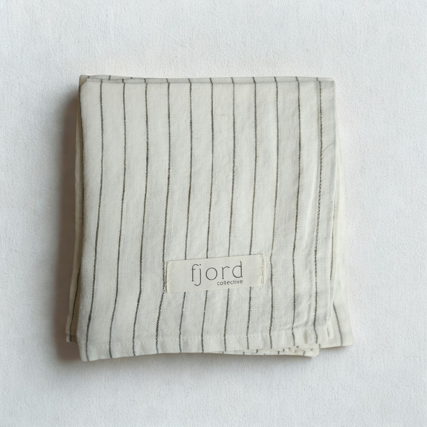 Grove Refined Stripe Linen Teatowel