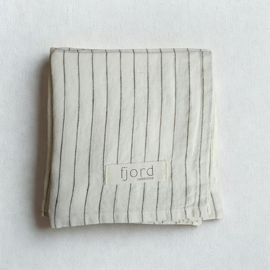 Grove Refined Stripe Linen Teatowel