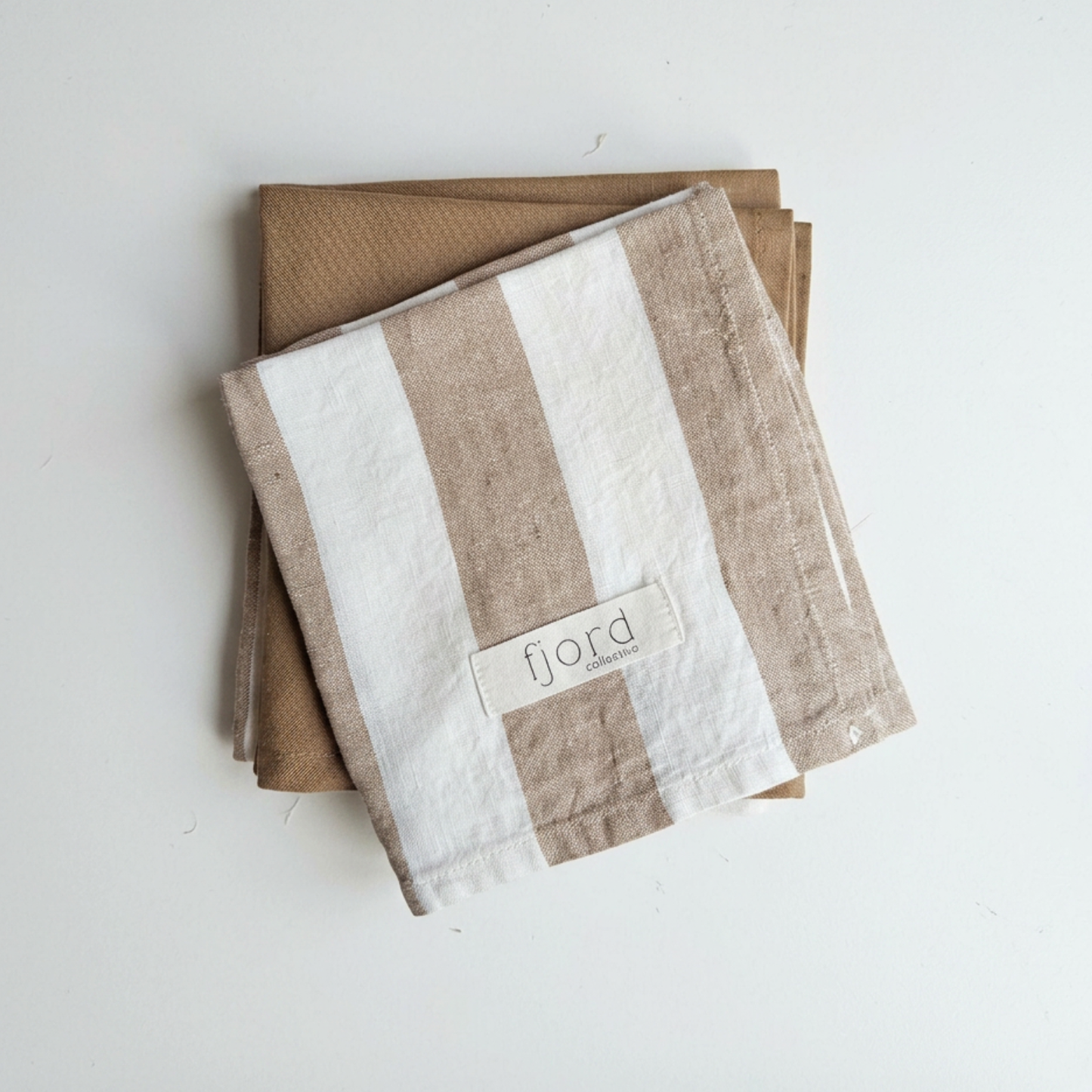 Fawn Linen Teatowel