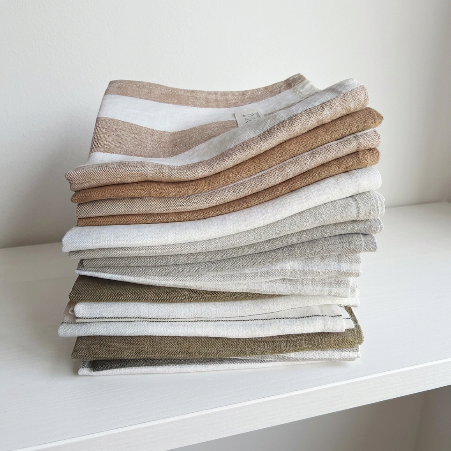 Fawn Linen Teatowel