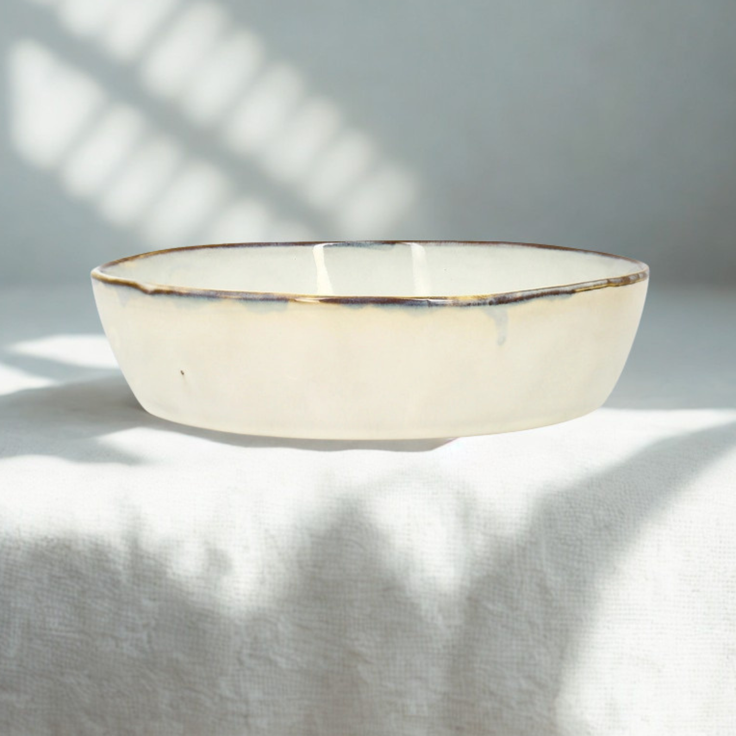 Boral Stoneware 20cm Bowl - Light Beige