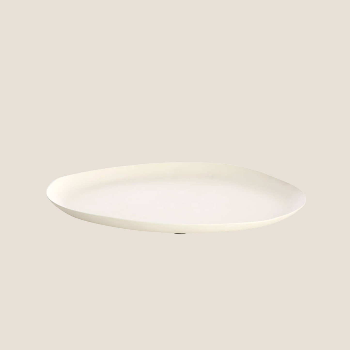 Kotao Large Metal Plate - Cream